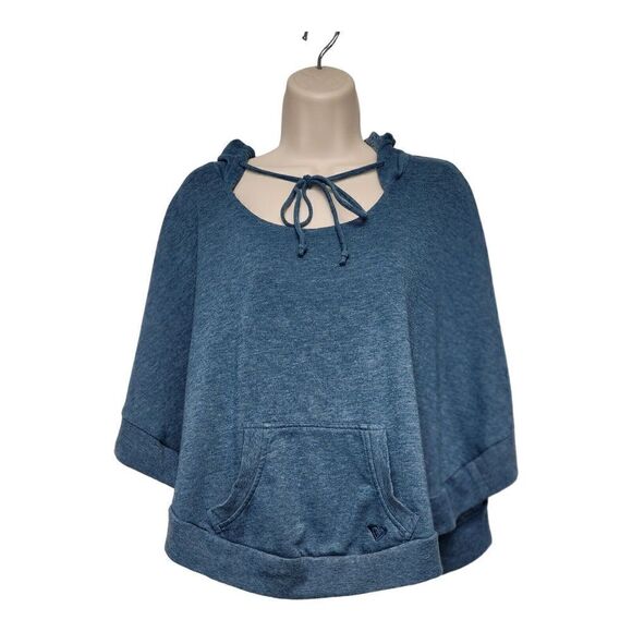 Roxy Cape Poncho Sweater Size XS Color Blue - Picture 1 of 10